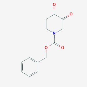 molecular formula C13H13NO4 B3013953 Benzyl 3,4-dioxopiperidine-1-carboxylate CAS No. 2059947-74-7