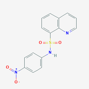 B3013990 N-(4-nitrophenyl)quinoline-8-sulfonamide CAS No. 321979-47-9