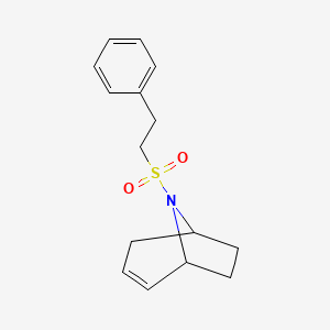 molecular formula C15H19NO2S B3014002 8-(2-phenylethanesulfonyl)-8-azabicyclo[3.2.1]oct-2-ene CAS No. 1705978-53-5