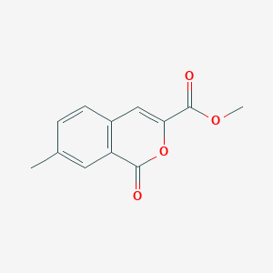molecular formula C12H10O4 B3014028 Methyl 7-methyl-1-oxoisochromene-3-carboxylate CAS No. 951896-46-1