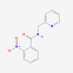 molecular formula C13H11N3O3 B3014037 2-nitro-N-(pyridin-2-ylmethyl)benzamide CAS No. 104202-21-3