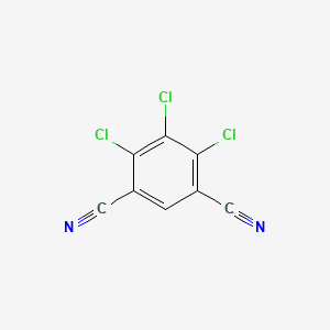 molecular formula C8HCl3N2 B3014065 4,5,6-Trichloroisophthalonitrile CAS No. 124739-66-8