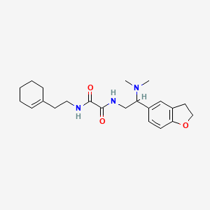 N1-(2-(cyclohex-1-en-1-yl)ethyl)-N2-(2-(2,3-dihydrobenzofuran-5-yl)-2-(dimethylamino)ethyl)oxalamide