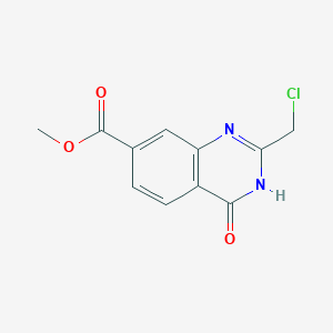 Methyl 2-(chloromethyl)-4-oxo-3,4-dihydroquinazoline-7-carboxylate