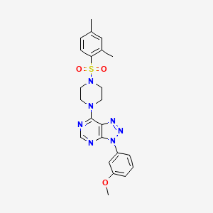 7-(4-((2,4-dimethylphenyl)sulfonyl)piperazin-1-yl)-3-(3-methoxyphenyl)-3H-[1,2,3]triazolo[4,5-d]pyrimidine