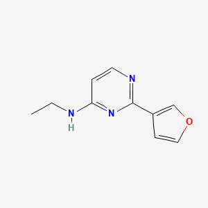 N-ethyl-2-(furan-3-yl)pyrimidin-4-amine