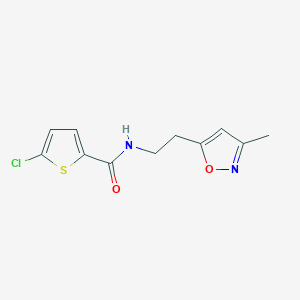 5-chloro-N-(2-(3-methylisoxazol-5-yl)ethyl)thiophene-2-carboxamide