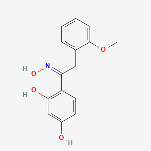 4-[(1Z)-N-hydroxy-2-(2-methoxyphenyl)ethanimidoyl]benzene-1,3-diol
