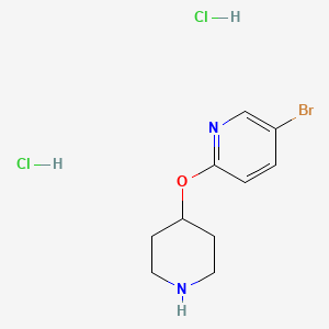 5-Bromo-2-(piperidin-4-yloxy)pyridine dihydrochloride