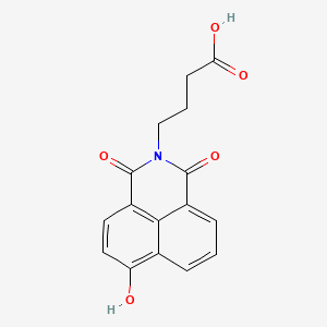 4-(6-hydroxy-1,3-dioxo-1H-benzo[de]isoquinolin-2(3H)-yl)butanoic acid