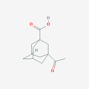molecular formula C13H18O3 B3014174 3-Acetyladamantane-1-carboxylic acid CAS No. 91442-73-8