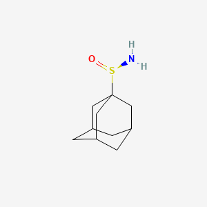 molecular formula C10H17NOS B3014220 (R)-Adamantane-1-sulfinic acid amide CAS No. 446021-74-5; 669091-07-0