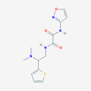 N1-(2-(dimethylamino)-2-(thiophen-2-yl)ethyl)-N2-(isoxazol-3-yl)oxalamide