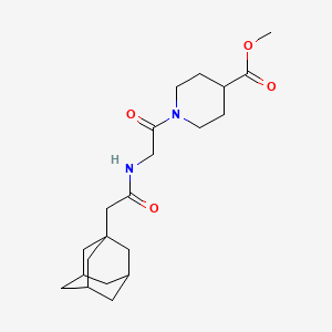 Methyl 1-[2-(2-adamantanylacetylamino)acetyl]piperidine-4-carboxylate