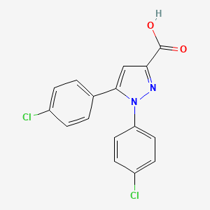 1,5-bis(4-chlorophenyl)-1H-pyrazole-3-carboxylic acid