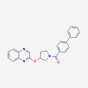2-[(1-{[1,1'-Biphenyl]-4-carbonyl}pyrrolidin-3-yl)oxy]quinoxaline