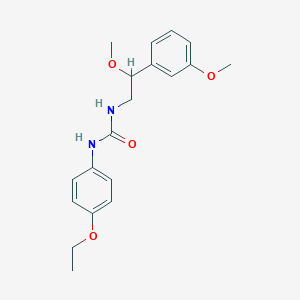 molecular formula C19H24N2O4 B3014327 1-(4-Ethoxyphenyl)-3-(2-methoxy-2-(3-methoxyphenyl)ethyl)urea CAS No. 1797880-59-1