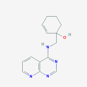 1-[(Pyrido[2,3-d]pyrimidin-4-ylamino)methyl]cyclohex-2-en-1-ol