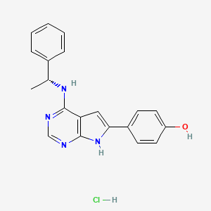 molecular formula C20H19ClN4O B3014393 PKI-166 (hydrochloride) CAS No. 2230253-82-2