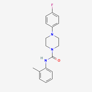4-(4-fluorophenyl)-N-(2-methylphenyl)piperazine-1-carboxamide