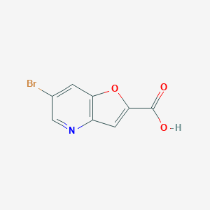 molecular formula C8H4BrNO3 B3014419 6-Bromofuro[3,2-b]pyridine-2-carboxylic acid CAS No. 2138066-09-6