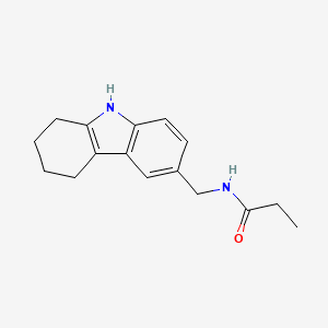 molecular formula C16H20N2O B3014442 N-(6,7,8,9-tetrahydro-5H-carbazol-3-ylmethyl)propanamide CAS No. 852137-95-2