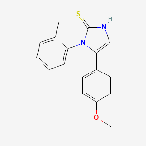 5-(4-methoxyphenyl)-1-(o-tolyl)-1H-imidazole-2(3H)-thione