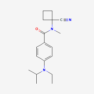 N-(1-cyanocyclobutyl)-4-[ethyl(propan-2-yl)amino]-N-methylbenzamide
