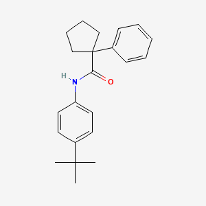 N-(4-(Tert-butyl)phenyl)(phenylcyclopentyl)formamide
