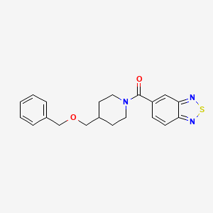 Benzo[c][1,2,5]thiadiazol-5-yl(4-((benzyloxy)methyl)piperidin-1-yl)methanone
