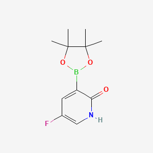 5-Fluoro-3-(tetramethyl-1,3,2-dioxaborolan-2-yl)pyridin-2-ol