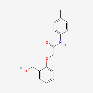 2-[2-(hydroxymethyl)phenoxy]-N-(4-methylphenyl)acetamide