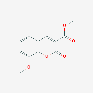 molecular formula C12H10O5 B3014553 methyl 8-methoxy-2-oxo-2H-chromene-3-carboxylate CAS No. 128720-11-6
