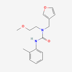 1-(Furan-3-ylmethyl)-1-(2-methoxyethyl)-3-(o-tolyl)urea