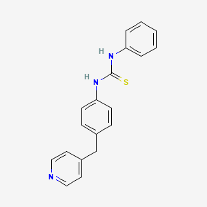 molecular formula C19H17N3S B3014571 1-Phenyl-3-[4-(pyridin-4-ylmethyl)phenyl]thiourea CAS No. 433251-51-5