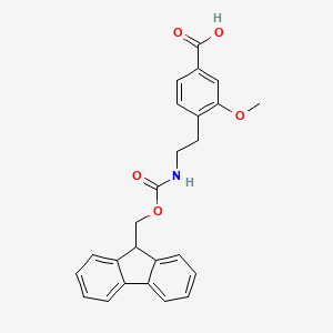 4-[2-(9H-Fluoren-9-ylmethoxycarbonylamino)ethyl]-3-methoxybenzoic acid
