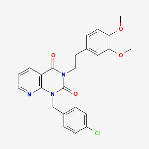 1-(4-chlorobenzyl)-3-[2-(3,4-dimethoxyphenyl)ethyl]pyrido[2,3-d]pyrimidine-2,4(1H,3H)-dione