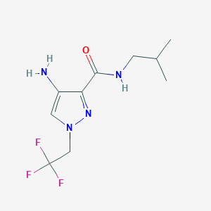 4-Amino-N-isobutyl-1-(2,2,2-trifluoroethyl)-1H-pyrazole-3-carboxamide