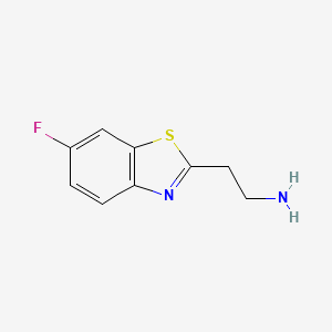 2-Benzothiazoleethanamine, 6-fluoro-