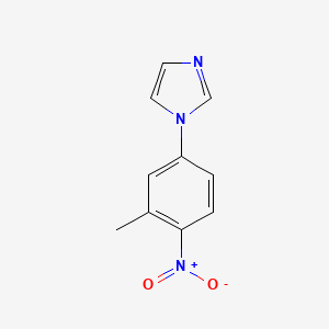 B3014619 1-(3-Methyl-4-nitrophenyl)-1H-imidazole CAS No. 102791-92-4