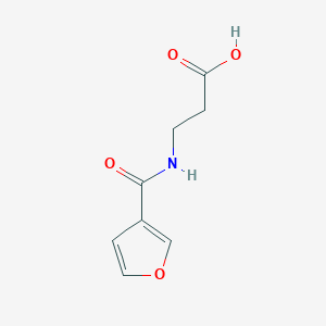molecular formula C8H9NO4 B3014625 3-(Furan-3-ylformamido)propanoic acid CAS No. 926213-24-3