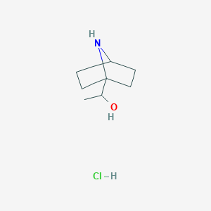 1-(7-Azabicyclo[2.2.1]heptan-1-yl)ethan-1-ol hydrochloride