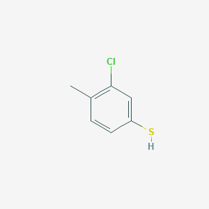 molecular formula C7H7ClS B3014657 3-Chloro-4-methylbenzenethiol CAS No. 18800-45-8