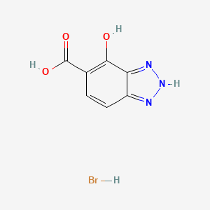 4-hydroxy-1H-1,2,3-benzotriazole-5-carboxylic acid hydrobromide