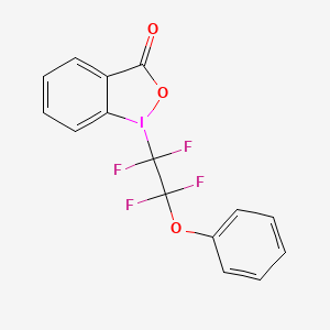 1-(phenoxy tetrafluoroethy)-1,2-benzidoxodol-3(1H)-one