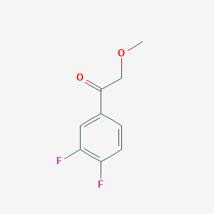 molecular formula C9H8F2O2 B3014717 1-(3,4-Difluorophenyl)-2-methoxyethan-1-one CAS No. 1157136-76-9