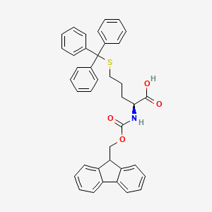 molecular formula C39H35NO4S B3014724 (S)-Fmoc-2-amino-5-(tritylthio)-pentanoic acid CAS No. 1417789-17-3