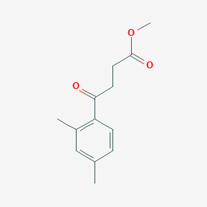 molecular formula C13H16O3 B3014726 Methyl 4-(2,4-dimethylphenyl)-4-oxobutanoate CAS No. 107151-32-6