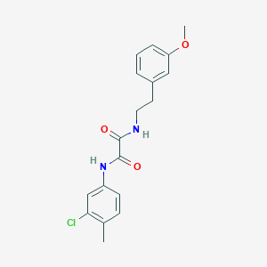 molecular formula C18H19ClN2O3 B3014745 N1-(3-chloro-4-methylphenyl)-N2-(3-methoxyphenethyl)oxalamide CAS No. 920175-39-9