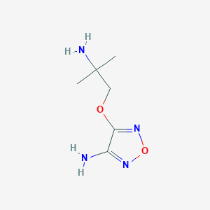4-(2-Amino-2-methyl-propoxy)-furazan-3-ylamine